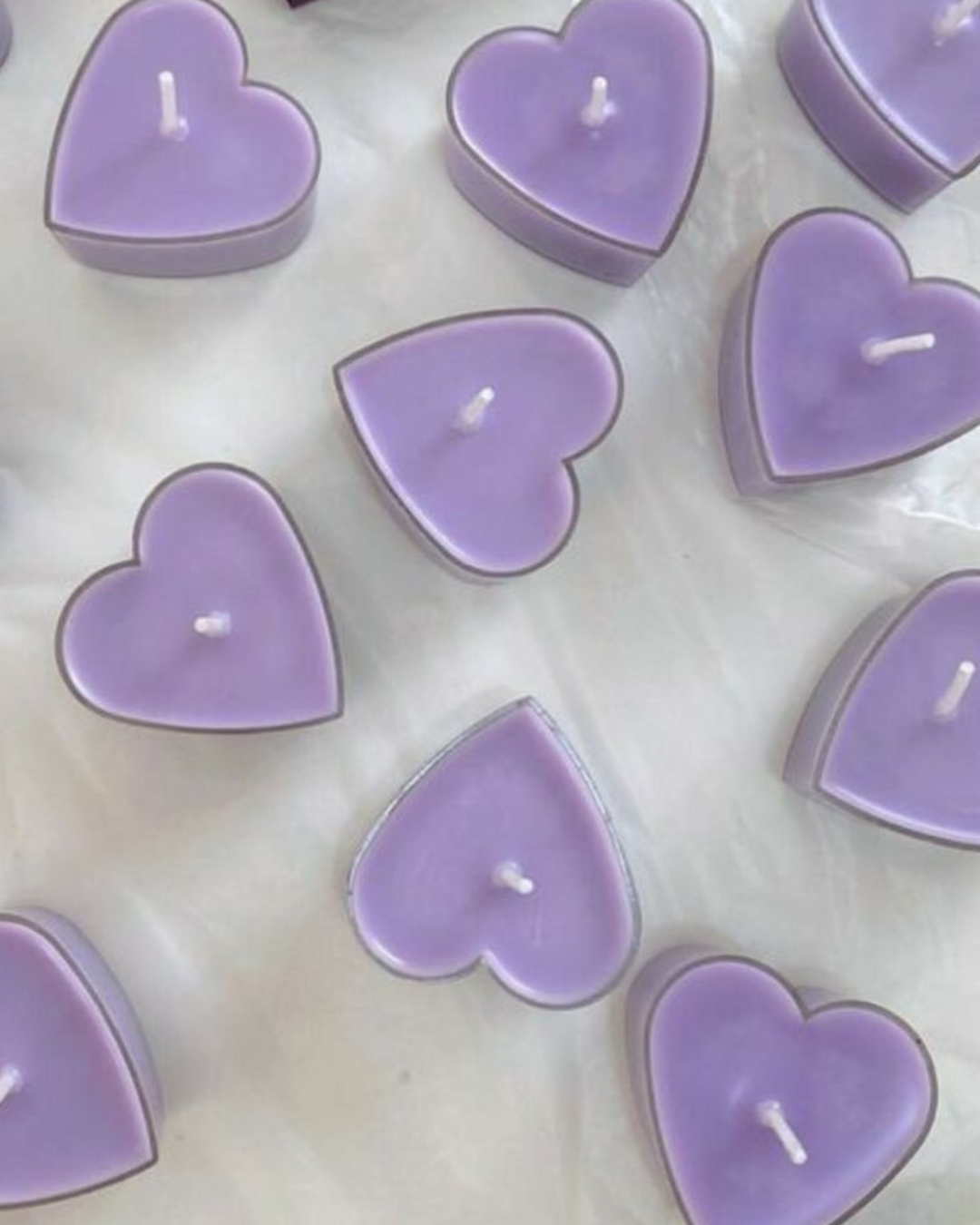 Tealight Candles- Heart shaped tealight candles