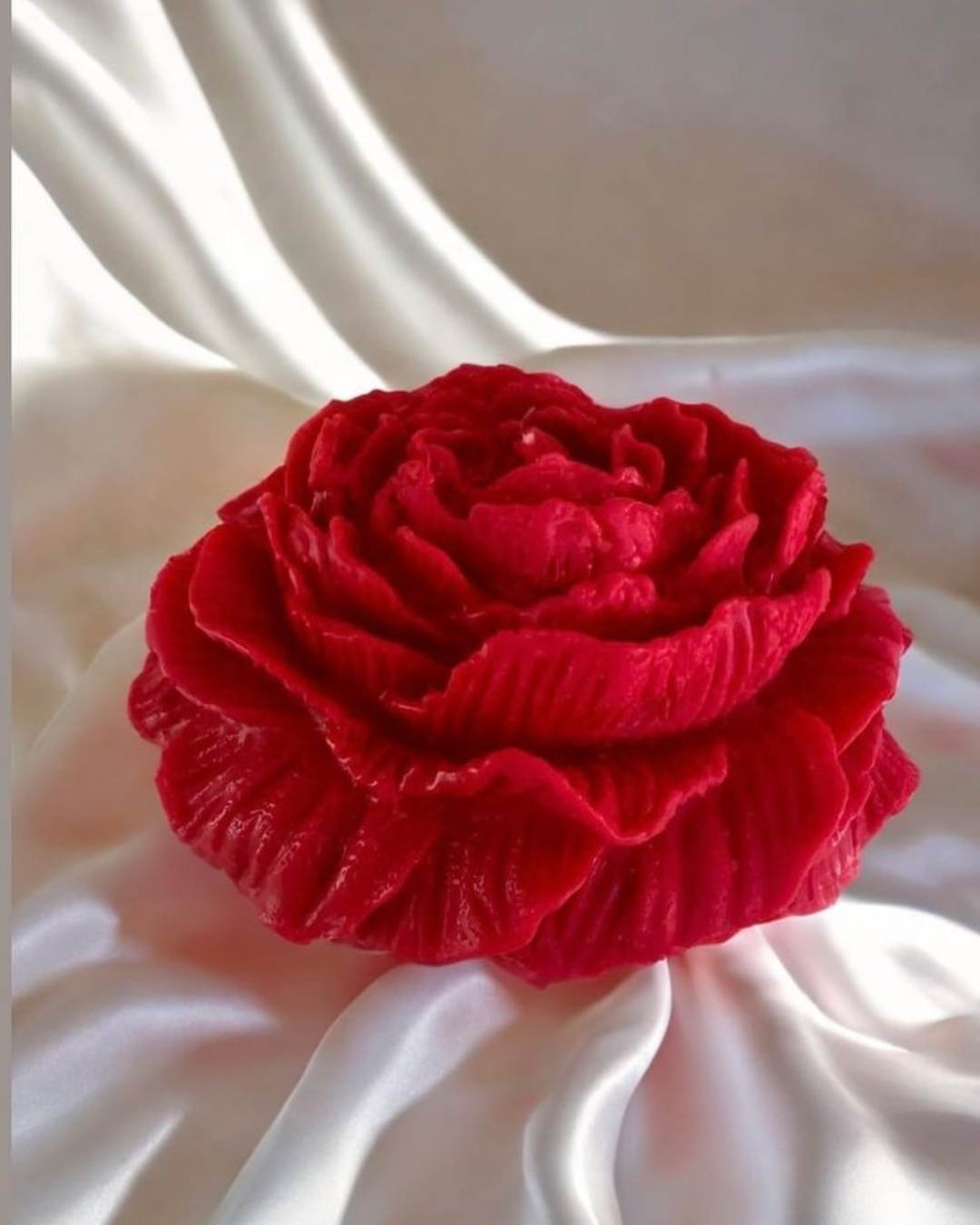 Peony Flower Candle- Scented Candle