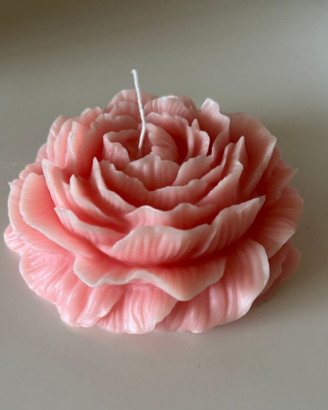 Peony Flower Candle- Scented Candle